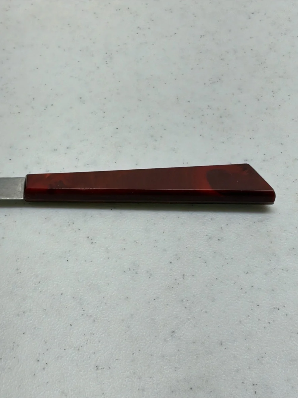 Vintage Kaylan Tomato Knife with Bakelite Handle Tiny Chip in Top of Handle